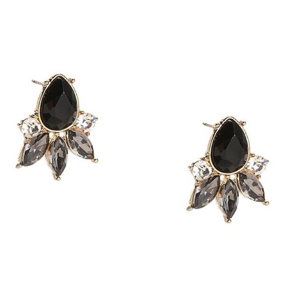 Kelly & Katie Stud Earrings Black